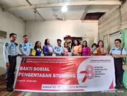 Rutan Tarutung dan Dharma Wanita Rutaru Bakti Sosial Ikut Bagian Penuntasan Stunting