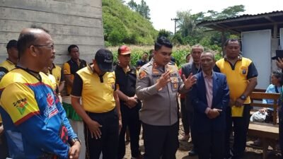 Kapolres Toba Hadiri Peletakan Batu Pertama Rehab Gereja GKPI Aek Bolon Jae