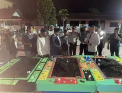 Polres Asahan Gerebek Perjudian di Komplek Perumahan Graha
