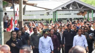 Dampingi Presiden Joko Widodo Di Pasar Brahrang Binjai