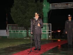 Kapolres Toba Pimpin Upacara Renungan Suci
