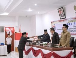 Bupati Humbang Hasundutan Sampaikan Nota Pengantar Keuangan Ranperda Tentang P. APBD TA 2023