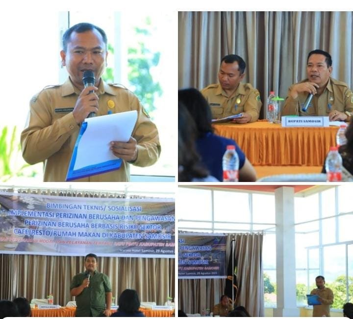 Pemkab Samosir Buka Bimtek Implementasi Perizinan Berusaha dan Pengawasan Perizinan Berusaha Berbasis Risiko Bagi Pelaku Usaha