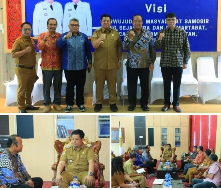 Tindak Lanjut Pendirian Perguruan Tinggi Negeri Di Samosir, Bupati Terima Kunjungan Rektor Unika