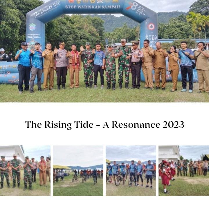 Bupati Samosir Vandiko Timotius Gultom Lepas Tim Pembawa Pesan “The Rising Tide – A Resonance 2023”