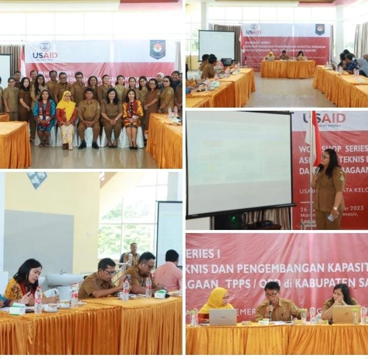 Pemkab Samosir bersama Usaid Erat Lakukan Asistensi Teknis Pengembangan Kapasitas, Kebijakan dan Kelembagaan TPPS