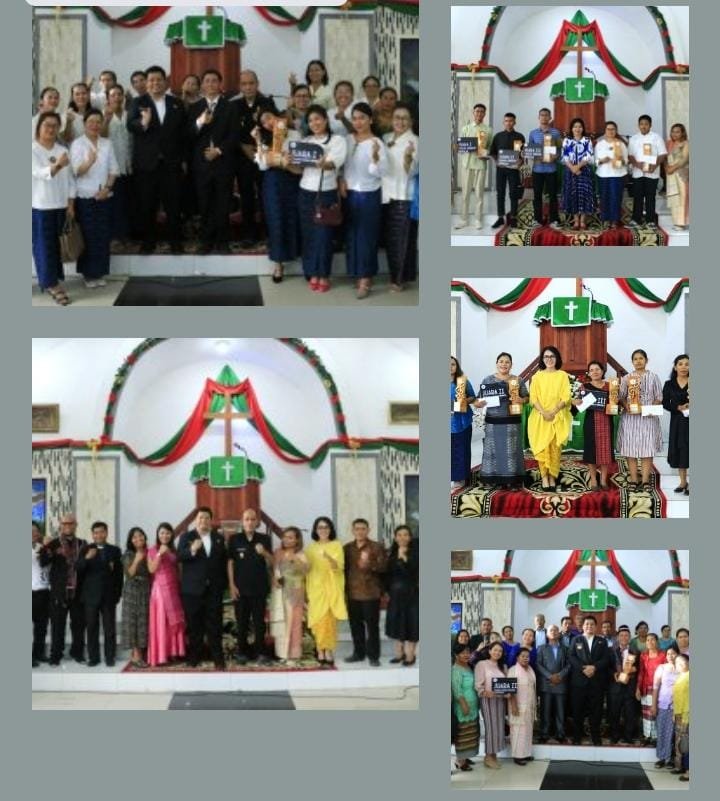 Bupati Samosir & Wakil Bupati Samosir Hadiri Penutupan Pesparawi di Gereja HKBP Pangururan Kota 