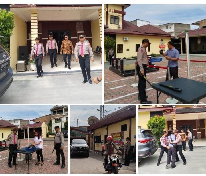 Polres Samosir Melakukan Pelatihan Pengamanan dan Pengawalan VIP