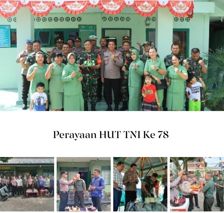 Polres Samosir Surprise HUT TNI ke – 78
