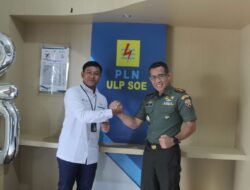 Dandim 1621/TTS Letkol Inf Sobirin S.Ag., M.Si Anjangsana ke Kantor PT PLN (Persero) Kab.TTS
