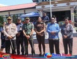 Rapat Lintas Sektor dan Apel Gelar Pasukan Dalam Rangka Operasi Mantap Brata Turangga, Pastikan Pemilu Aman