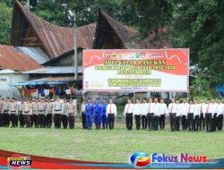 Polres samosir Melaksanakan Apel Pasukan Operasi Mantap Brata Toba Tahun 2023-2024