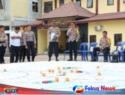 Polres Samosir Melaksanakan Tactical Floor Game (TFG) Operasi Mantap Brata Toba 2023-2024