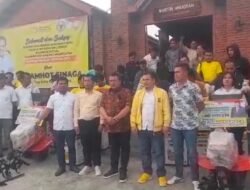 Anggota DPR RI Ir. Lamhot Sinaga Reses Peningkatan Kewirausahaan Pertanian Di Humbahas Berikan Bantuan Alat Pertanian Bagi Masyarakat