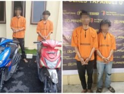 Polres Taput Berhasil Bongkar Sindikat Pencurian Sepeda Motor, 2 Pelaku Ditangkap