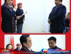 Ketua Umum DPP Pusat Effendi Simbolon Berikan Kehormatan Ke Bupati Samosir Vandiko Gultom Sebagai Dewan Pembina PSBI Wilayah Samosir