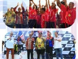 Bupati Samosir Vandiko Gultom & Wakil Bupati Samosir Drs Martua Sitanggang Serahkan Hadiah Juara AQUABIKE WORLD CHAMPIONSHIP 2023