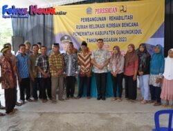 Bupati Gunungkidul Resmikan 12 Rumah Baru Korban Bencana Tanah Longsor