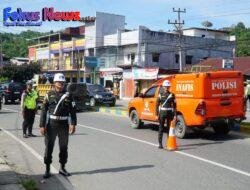 Pomdam Kasuari Bersama Satlantas Polresta Manokwari Gelar Razia Bersama