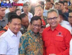 Kedatangan Cawapres Mahfud MD Disambut Baik Oleh Ketua DPC PDI Perjuangan Humbahas