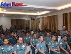 Danlantamal IV Terima Kunjungan Danpuspomal di Gedung Serba Guna Mako Lantamal IV Batam