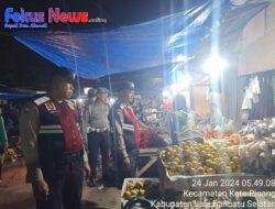 Giat Patroli Preventif Diruang Publik Di Polsek Kota Pinang Wilkum Polres Labuhanbatu