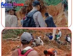 Satu Orang Korban Tertimpa Yanah longsor diCuko Payung berhasil di Temukan