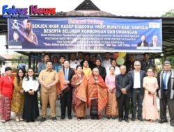 Bupati Samosir Bersama Sekjen HKBP Resmikan  TK/PAUD Oberhausen Distrik VII Samosir