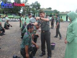 Gandeng Korprapot Kenaikan Pangkat, 3 Prajurit Terbaik Kodim 1621/TTS Purna Tugas