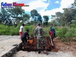 Membantu Warga Binaan adalah Suatu Kewajiban Babinsa Demi Keharmonisan Bersama Warga
