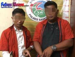 Sat Narkoba Polres Samosir Amankan 2 Pelaku Narkoba