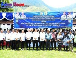 Bupati Samosir – Bupati Pakpak Barat Launching objek wisata baru Mina Wisata Edukasi (Miduk) BBI