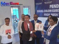 Fransiskus Xaverius Lara Aba, SE, ME.c, Ph.D, Melangkah Dengan Keyakinan Saat Mendaftar di Partai PAN, Begini Respon Sekertaris DPW PAN