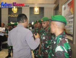 Mapolres TTS Mendadak Ramai, Ternyata Dandim Bersama Perwira dan Anggota Melakukan Hal Ini