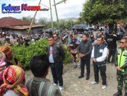 Dandim 1621/TTS Dampingi Touring Dan Baksos Kapolda NTT Beserta Rombongan di Wilayah Fatumnasi, TTS
