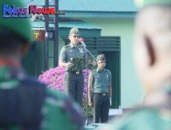 Dandim 1621/TTS Bacakan Amanat Pangdam IX/Udayana Pada Saat Upacara 17-an. Anggota TNI Harus Hindari Judi Online