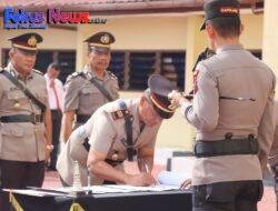 Kapolres Taput Pimpin Sertijab 5 Pejabat Polres, Berikut Daftarnya