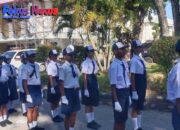 Ratusan Murid SD-SMP Se-Kota Kupang Meriahkan HUT RI Ke-79 Dengan Gerak Jalan Indah