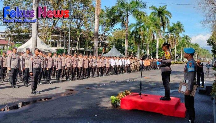 Persiapkan Pengamanan Pilkada Serentak Polres Bitung Gelar Operasi Mantap Praja Samrat 2024
