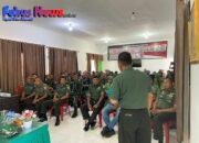 Upaya Meningkatkan Kesadaran Hukum, Puluhan Anggota Kodim 1621/TTS, Beserta Keluarga Mengikuti Penyuluhan Hukum, Simak!