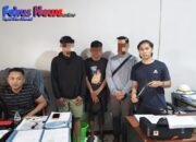 Hadang Kendaraan Sambil Ancam Pakai Sajam, Tiga Lelaki di Amankan Tim Tarsius Polres Bitung