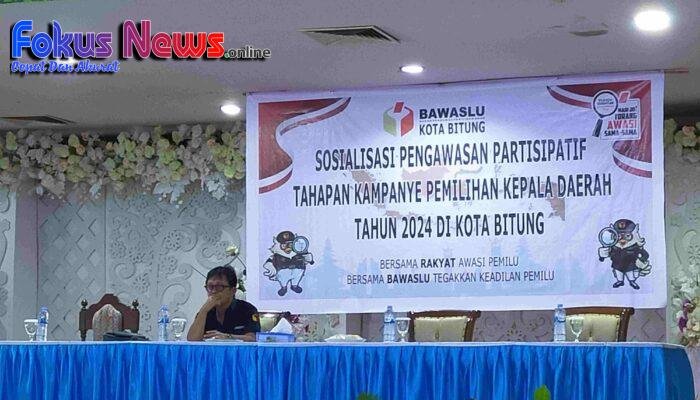 Bawaslu Bitung Gelar Sosialisasi Pengawasan Partisipatif Tahapan Kampanye Pilkada 2024