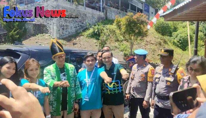 Polres Bitung Lakukan Pengamanan KunKer Menteri Pariwisata Dan Ekonomi Kreatif RI