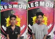 Mencuri HP Milik Majikan, Dua Pemuda Diringkus Tim Resmob Polres Bitung