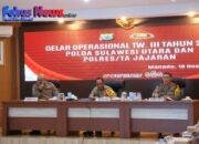 Polda Sulut Gelar Operasional Triwulan III Polda Sulut, Bahas Anev Gangguan Kamtibmas hingga Kesiapan Operasi Lilin 2024