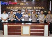 Kapolres Taput Paparkan Situasi Dan Penuntasan Kasus Selama Tahun 2024
