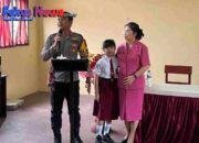 Kapolres Bersama Ketua Bhayangkari Cabang Bitung, Selenggara Sosial “Bhayangkari Peduli” di SLB Kasih Angelia Pinokalan.