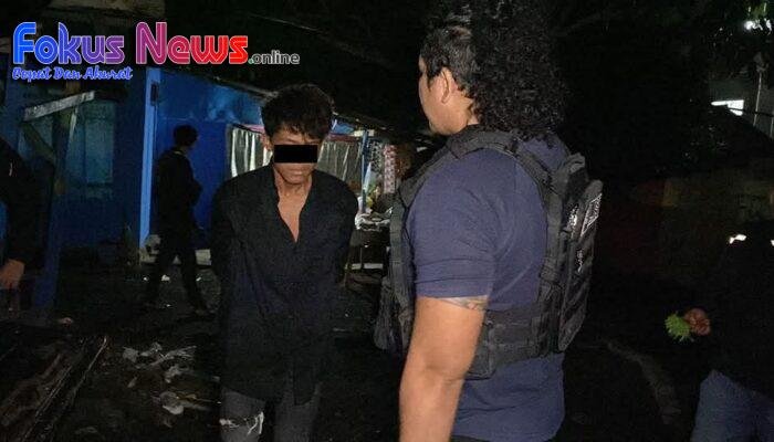 Bawa Sajam dan Ikut Tawuran, RS (15) Diamankan Tim Tarsius Presisi Polres Bitung