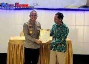 Kapolres Bitung AKBP Albert Zai, SIK. MH Raih Peringkat 1 IKPA Dari KPPN Bitung