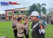 Jelang Idul Fitri 1446 H,  Polres Bitung Gelar Apel Pasukan  Ketupat Samrat 2025